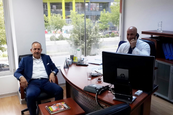 Çorlu TSO Yönetim Kurulu Başkanı İbrahim Gönül´den Anadolubank Çorlu Şubesi´ne Ziyaret