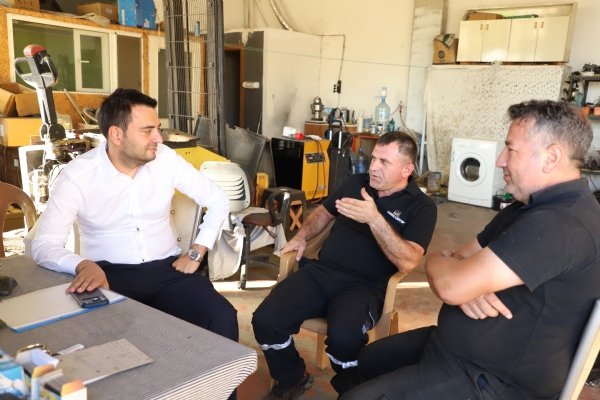 Y�netim Kurulu Ba�kan� �zzet VOLKAN�dan Mega �stif Firmas�na Ziyaret