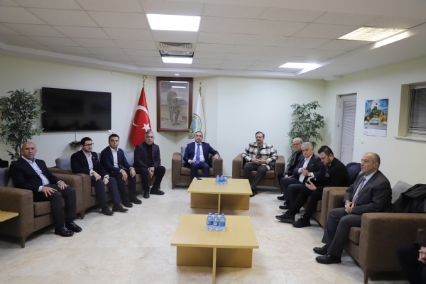Tekirda Ticaret Borsas  Ynetim Kurulu Bakan  Osman SARI´ya Taziye Ziyareti