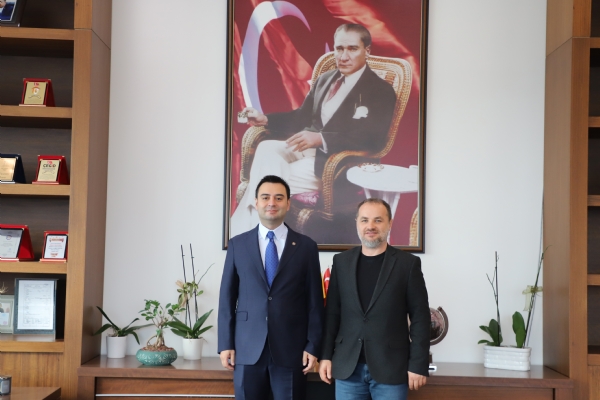 Özdemirler Yapı Firma Yetkilisi Sayın Özkan Özdemir Odamız Yönetim Kurulu Başkanı İzzet Volkanı Ziyaret Etti
