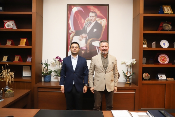 AK Parti Tekirda� Milletvekili Say�n Mestan �ZCAN&acute;dan Y�netim Kurulu Ba�kan� Say�n �zzet VOLKAN&acute;a Tebrik Ziyareti