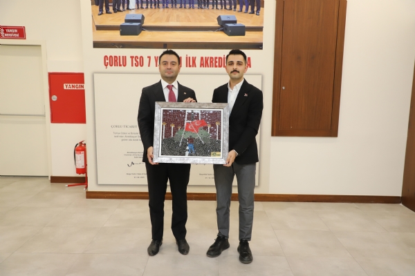 Gen� M�S�AD Tekirda�&acute;dan Y�netim Kurulu Ba�kan� �zzet VOLKAN&acute;a Tebrik Ziyareti