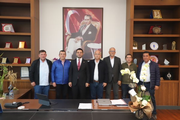 �orlu �� D�nyas�ndan Y�netim Kurulu Ba�kan�  �zzet VOLKAN&acute;a Tebrik Ziyareti