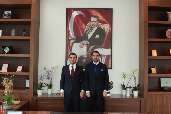 Ak Parti Tekirda Milletvekili Aday Aday Gkhan Dikta Odamz Ynetim Kurulu Bakan zzet Volkan´a  Ziyarette Bulundu