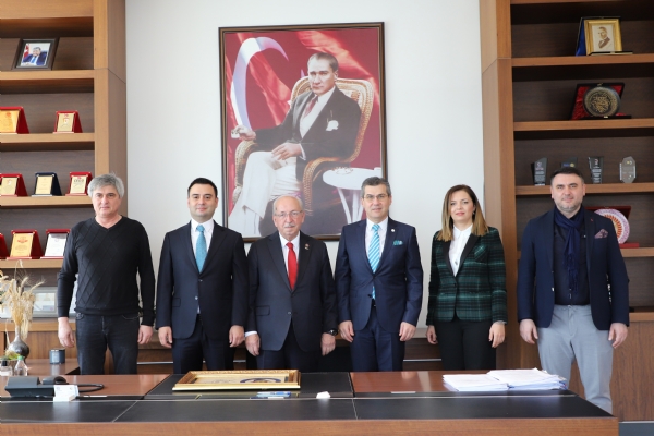 Tekirda Bykehir Belediye Bakan Sayn Kadir ALBAYRAK, Odamza Veda Ziyaretinde Bulundu
