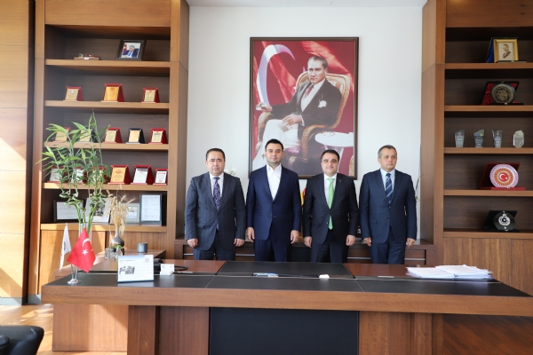 Tekirda Vergi Dairesi Bakanl Gelir daresi Grup Mdr Sayn Serdar ATACAN orlu Vergi Dairesi Mdr Sayn Halil ZDEMR orlu htisas  Vergi Dairesi Mdr Hseyin ETN  Odamz Ynetim Kurulu Bakan zzet VOLKANI Ziyaret Etti