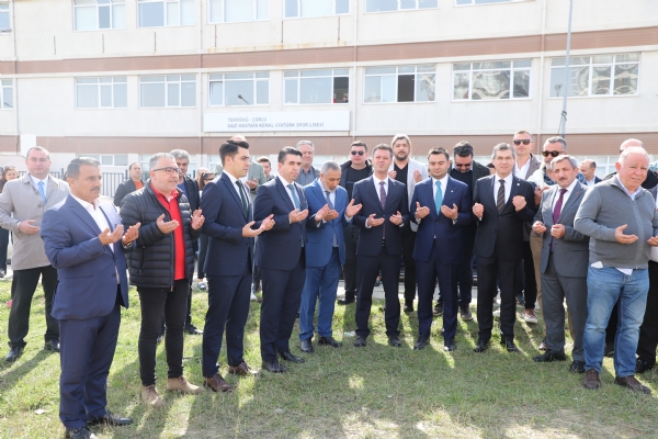 Odamz Katklaryla orluya Kazandrlan Okulun Temel Atma Treni Gerekleti