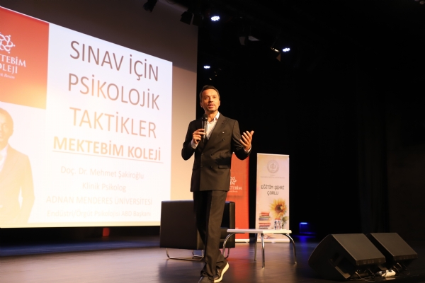 "S�nava Y�nelik Psikolojik Taktikler" Konferans� Odam�zda Ger�ekle�ti