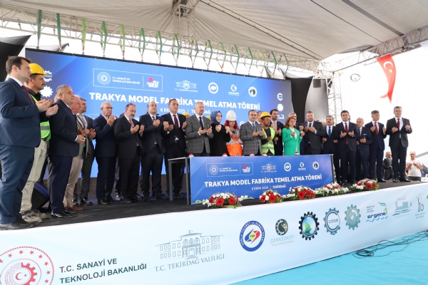 Trakya Model Fabrika Temel Atma Treni Gerekleti