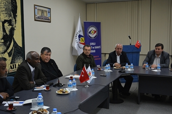Sudan Heyeti´nden Çorlu TSO´ya Ziyaret