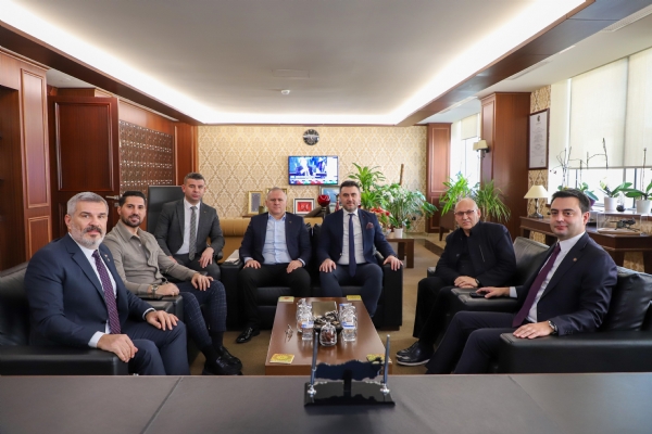 Odamız Yönetim Kurulu Başkanı İzzet Volkan Çerkezköy TSO Yönetim Kurulu Başkanı Sayın Ahmet Çetini Ziyaret Etti