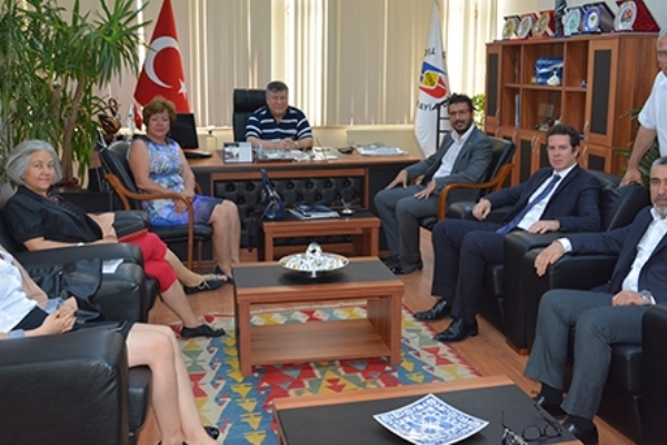 TÜRKONFED ve TRAKYASİFED, Çorlu TSO Yönetim Kurulu Başkanı Enis Sülün´ü Ziyaret Etti