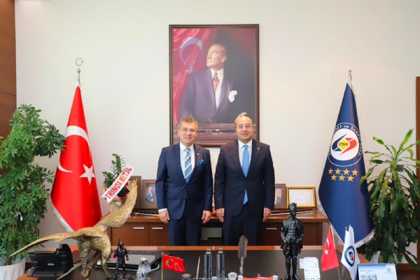 Ergene Kaymakam� Say�n Kadir DUMAN&acute;dan  Odam�za Tebrik Ziyareti