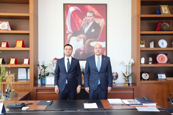 Ergene Kaymakam� Say�n Kadir DUMAN&acute;dan  Odam�za Tebrik Ziyareti