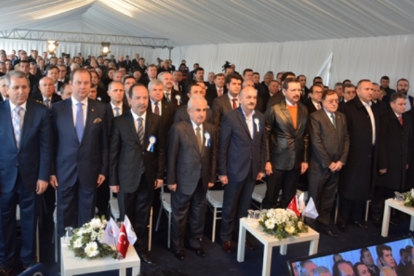 Çorlu TSO Yönetim Kurulu Başkan Yardımcısı Engin Adıgüzeloğlu “Kapı Kule Tır Parkı” Temel Atma Törenine İştirak Etti