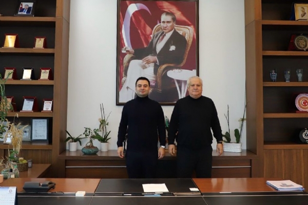 CHP Tekirdağ Büyükşehir Belediye Başkan Aday Adayı Sayın Erdoğan Kaplan Odamız Yönetim Kurulu Başkanı İzzet VOLKANı Ziyaret Etti