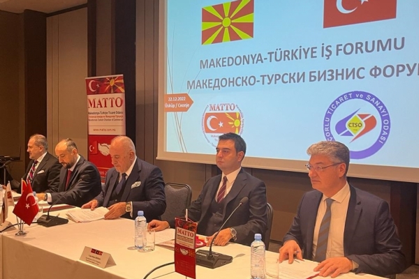 Çorlu TSO İş Heyeti Kuzey Makedonya´da Temaslarda Bulundu