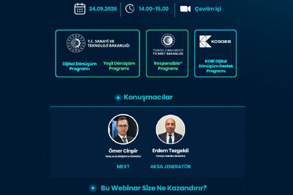 �malat Sanayinde Dijital ve Ye�il D�n���m Destekleri Webinar Daveti Hak.