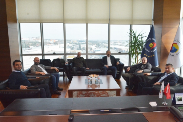 Çorlu Esnaf ve Sanatkarlar Odası Başkanı Murat Turna ve Yönetim Kurulu Üyeleri´nden Yönetim Kurulu Başkanı İzzet Volkan´a Ziyaret