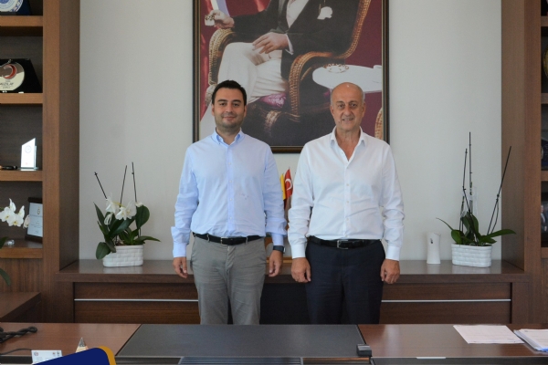 Of Ticaret ve Sanayi Odası Yönetim Kurulu Başkanı Sayın Erdal Saral, Odamız Yönetim Kurulu Başkanı İzzet Volkan´a Ziyarette Bulundu