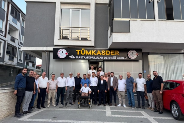 Yönetim Kurulu Başkanı İzzet VOLKAN´dan Çorlu TÜMKASDER´e Ziyaret
