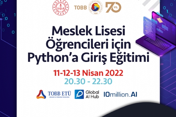Meslek Lisesi Öğrencileri İçin Python Programlamaya Giriş Eğitimi Gerçekleşti