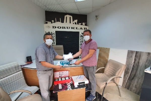 Üyelerimize Maske Desteği
