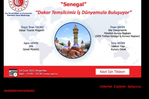 Ticaret Müşavirleri ile Elektronik Sohbetler - Senegal Toplantısı Gerçekleşti