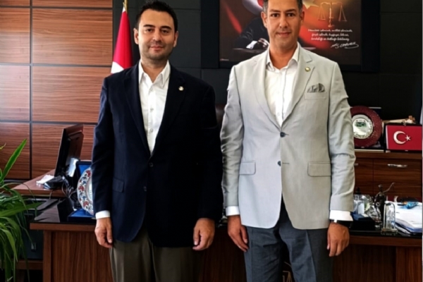 Odamz Ynetim Kurulu Bakan zzet VOLKAN orlu Cumhuriyet Basavcs Sayn Bilgehan YCEL´i Makamnda Ziyaret Etti