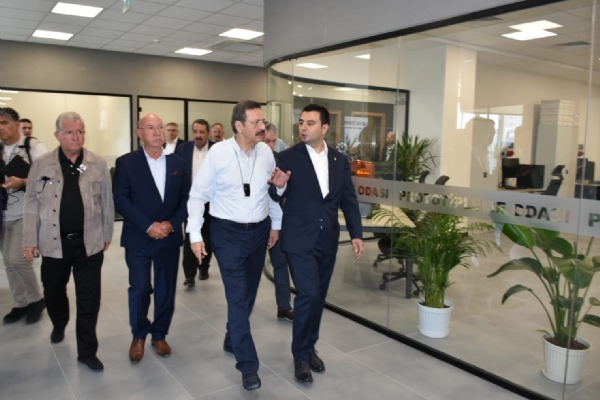 TOBB Bakan Sayn  M. Rifat HSARCIKLIOLU Odamza Ziyarette Bulundu