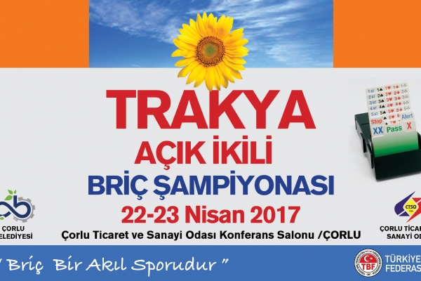 Çorlu TSO "Ulusal Trakya Açık İkili Briç Şampiyonası"na Ev Sahipliği Yapacak