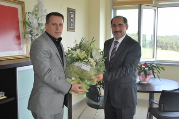 Çorlu TSO´dan N.K.Ü. Rektörü Prof. Dr. Osman ŞİMŞEK´e Ziyaret