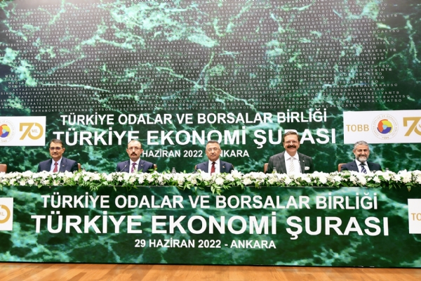 Odamız Yönetim Kurulu Başkanı İzzet Volkan TOBB Türkiye Ekonomi Şurasına Katılımda Bulundu