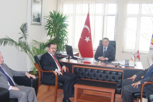 Tekirdağ Vergi Dairesi´nden Çorlu TSO Başkanı İsmail Güleroğlu´na Ziyaret