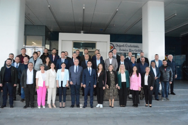 CHP Tekirdağ Milletvekili Adayları Faik Öztrak, İlhami Özcan Aygun, Mustafa Ülkem Uruk, Sema Kırkoyun Kinet, CHP Tekirdağ İl Başkanı Volkan Nallar ve Teşkilat Mensuplarından Odamıza Ziyaret
