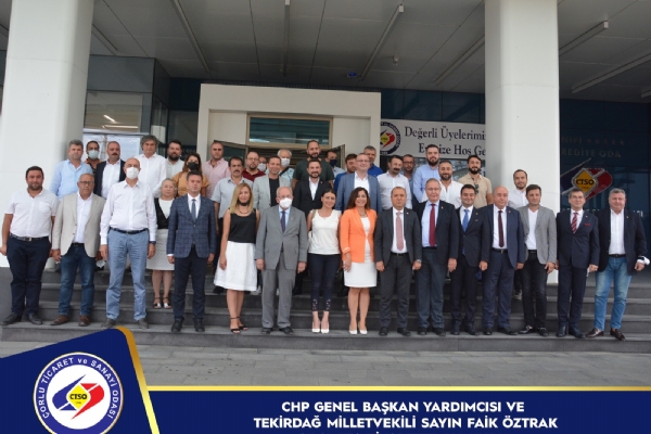 CHP Genel Başkan Yardımcısı Ve Tekirdağ Milletvekili Sayın Faik ÖZTRAK Odamıza Ziyarette Bulundu