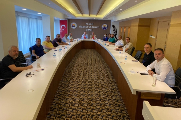 Çorlu TSO 11. Meslek Komitesi ile Keşan TSO 4. Meslek Komitesi Ortak Toplantılarını Gerçekleştirdi