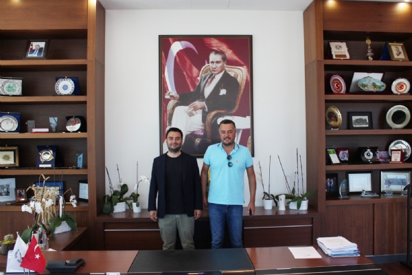 Köşdere Lojistik A.Ş. Yönetim Kurulu Başkanı İsmail Köşdereden Odamız Yönetim Kurulu Başkanı İzzet Volkana Ziyarette bulundu