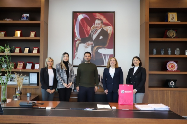 Bil Eğitim Kurumları Çorlu Şubesi Yönetimi Odamız Yönetim Kurulu Başkanı İzzet VOLKAN´ı Ziyaret Etti