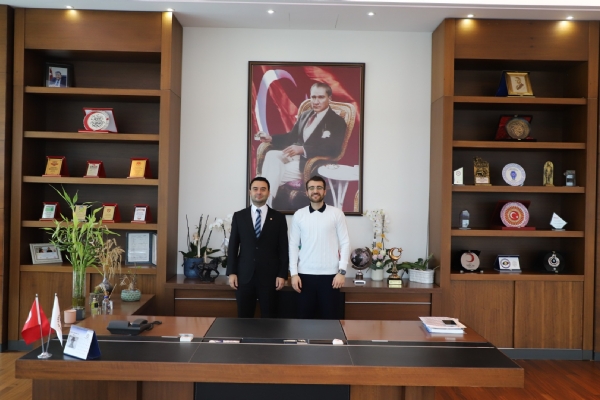 MCT ��itme Cihazlar� Sat�� ve Uygulama Merkezi Odyolog Cevat TEPE �orlu TSO Y�netim Kurulu Ba�kan� �zzet VOLKAN&acute;a ziyarette bulundu