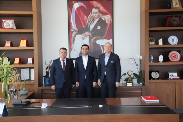 Avrupa Serbest B�lgesi Yat�r�mc�lar� Derne�i&acute;nden Odam�z Y�netim Kurulu Ba�kan�  �zzet VOLKAN&acute;a ziyaret