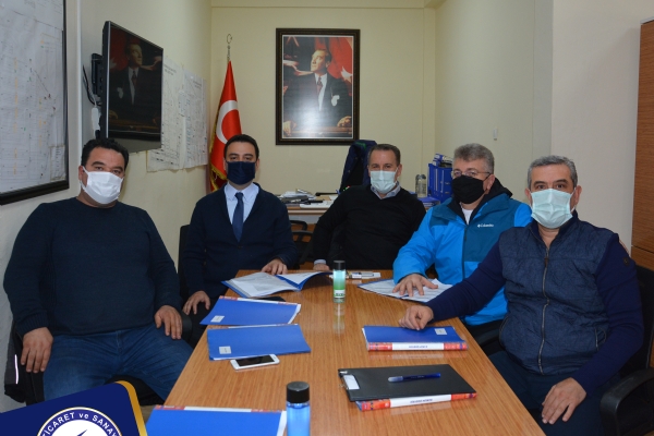 Odamız Yönetim Kurulu Başkanı İzzet Volkan; S.S. Çorlu Koordine Sanayi Sitesi İşletme Kooperatifi´ne Ziyarette Bulundu