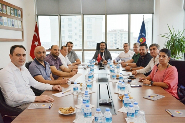 Odamız Yönetimi ve Çorlu Koordine Küçük Sanayi Sitesi Yönetimi Bir Araya Geldi