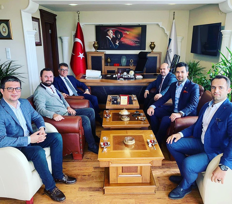 TOBB Tekirdağ İl GGK İcra Komitesi Süleymanpaşa Kaymakamlığını ziyaret etti.